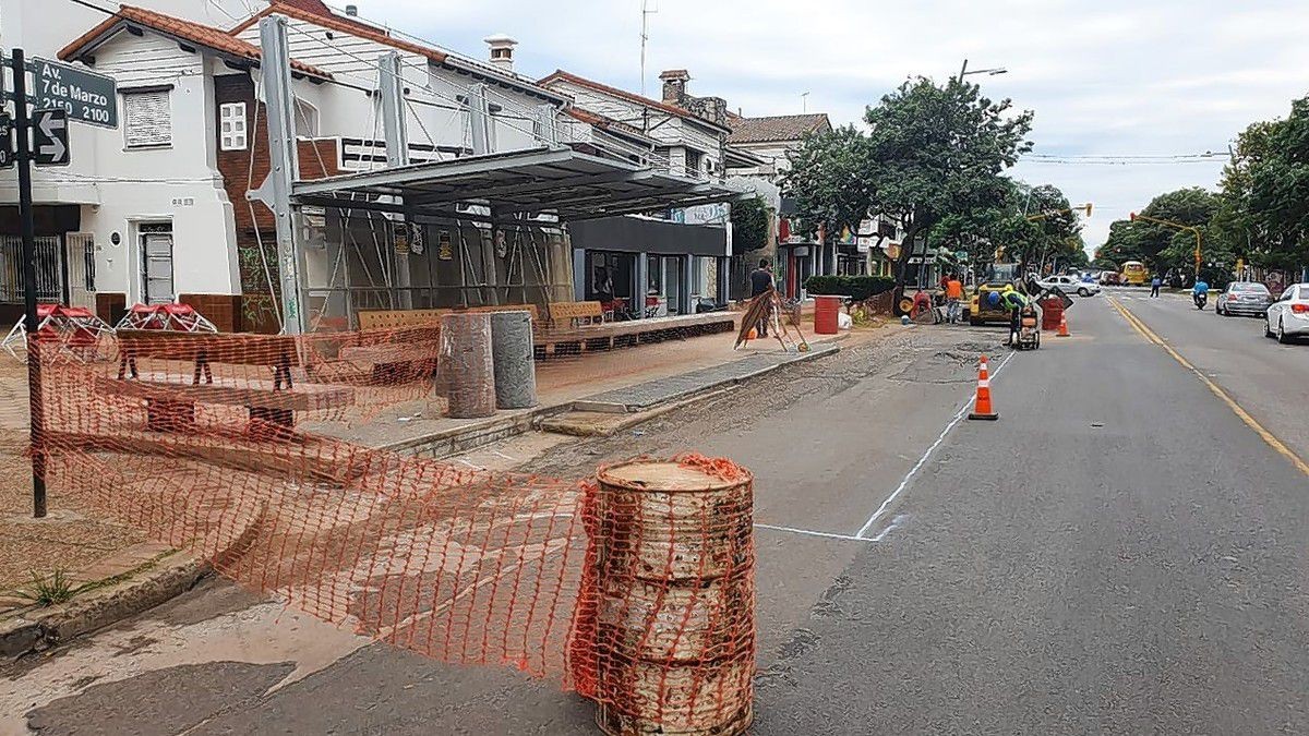 Santo Tomé: cortes de tránsito por obra de pavimento frente al parador de colectivos de media y larga distancia | Información General