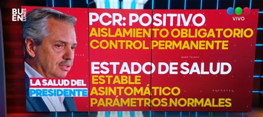 El Presidente se encuentra "estable, asintomático y con parámetros dentro de rangos de normalidad" | Nacionales