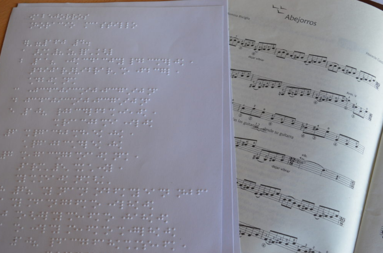 Biblioteca de Partituras en Braille: única en el país y está en el Liceo Municipal | Noticias