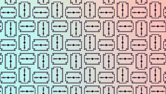 Reto viral: en la ilustración hay 2 navajas de un solo filo y debes hallarlas | Redes