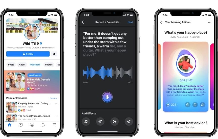 Facebook agregará podcasts y otros productos de audio a su plataforma | Redes