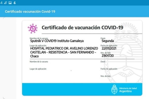 Cordobesa denunció que figura vacunada en Chaco sin estarlo | Nacionales