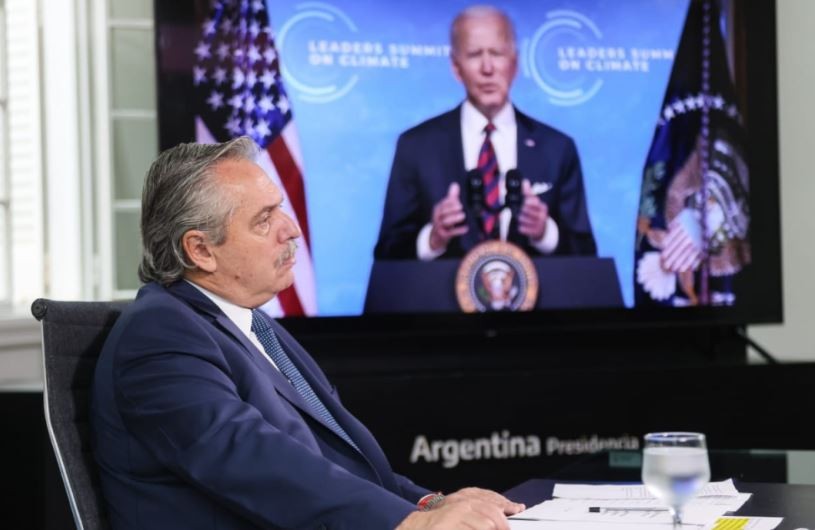 Cumbre de Líderes sobre el Clima: Alberto Fernández pidió "canjes de deuda por acción climática" | Nacionales