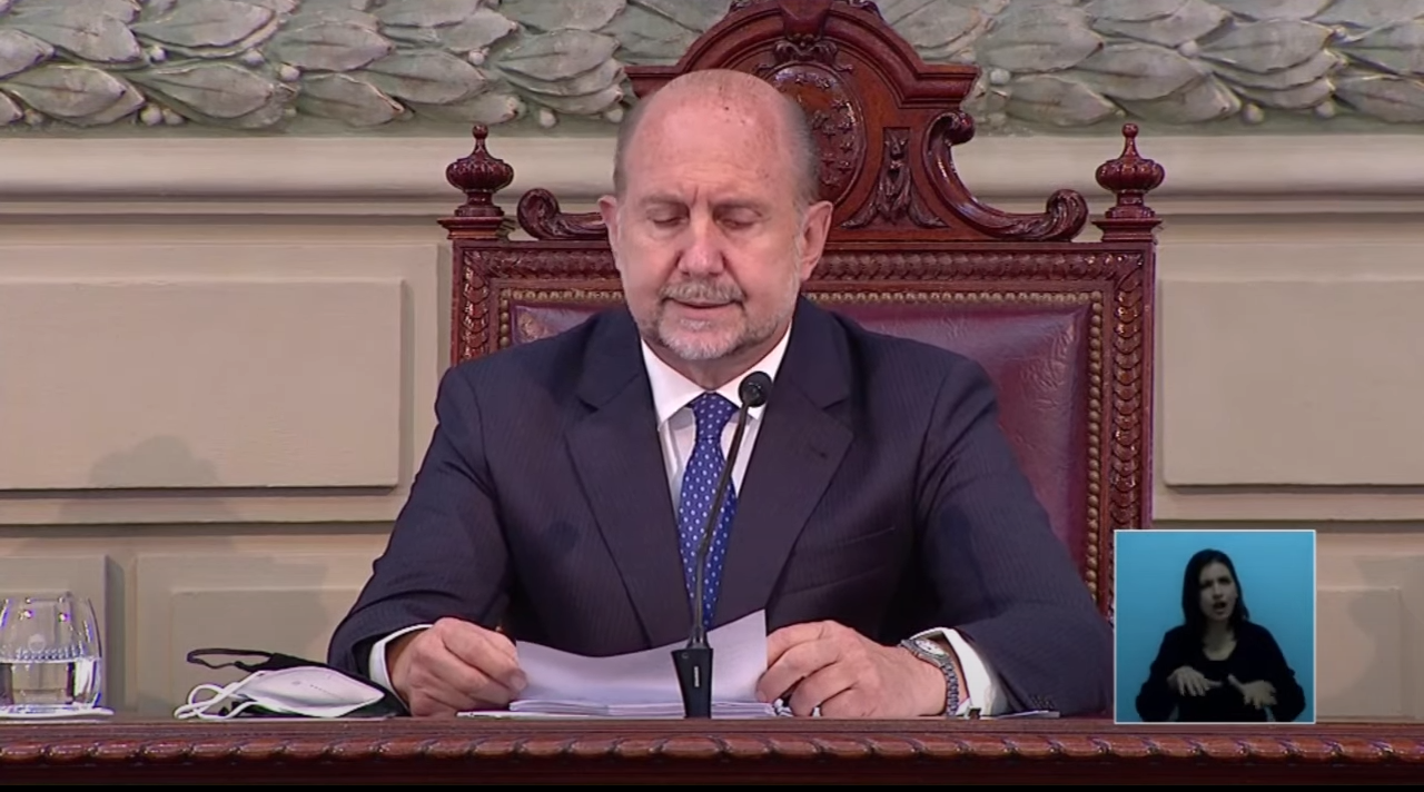Omar Perotti inauguró el 139° período de sesiones ordinaria | Legislativas