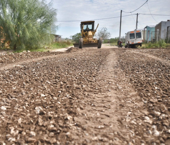 La Municipalidad avanza con el ripiado en Barranquitas Oeste | Noticias