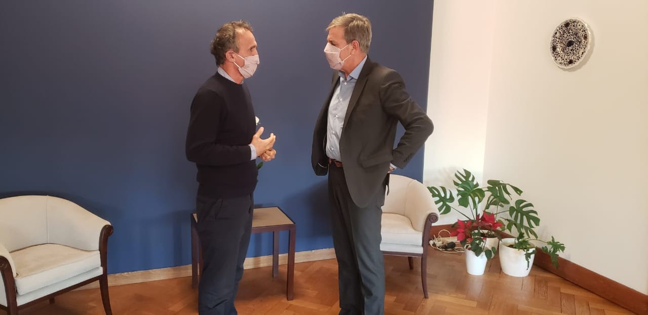 Jatón se reunió con Katopodis: "hay un compromiso ampliar la planta de agua potable" | Noticias