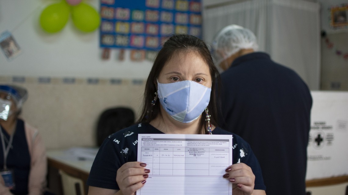 Santa Fe: más de 19 mil personas con discapacidad ya se vacunaron contra el Covid-19 | Información General