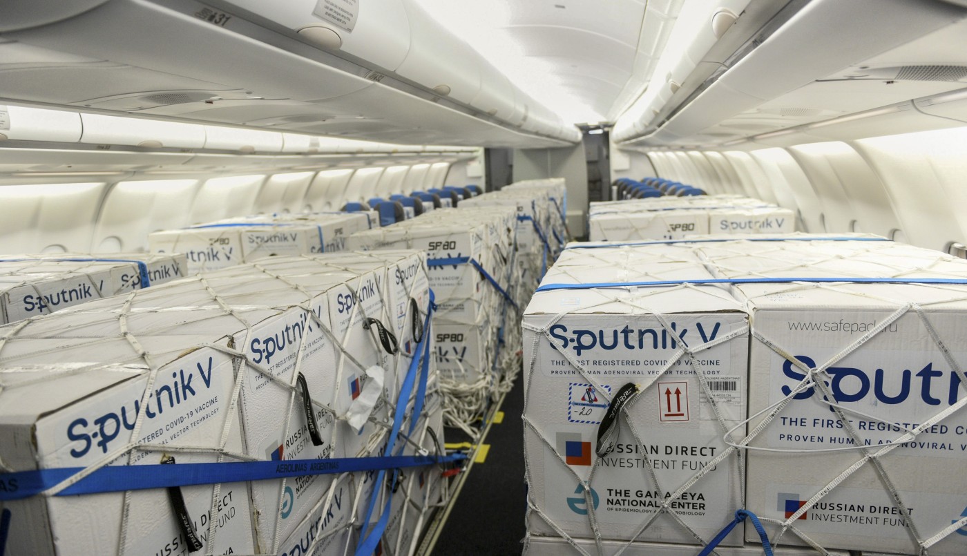 Regresa el avión desde Rusia con otras 500 mil dosis de la vacuna Sputnik V | Nacionales