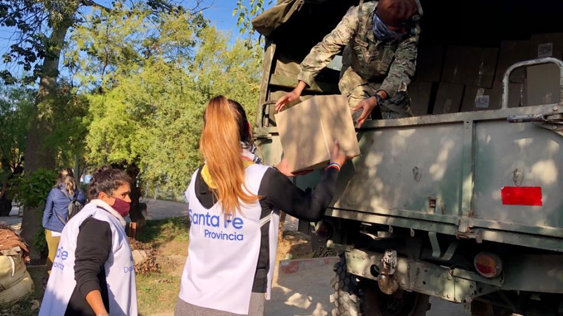 Continúa la entrega de módulos alimentarios en la ciudad de Santa Fe | Noticias