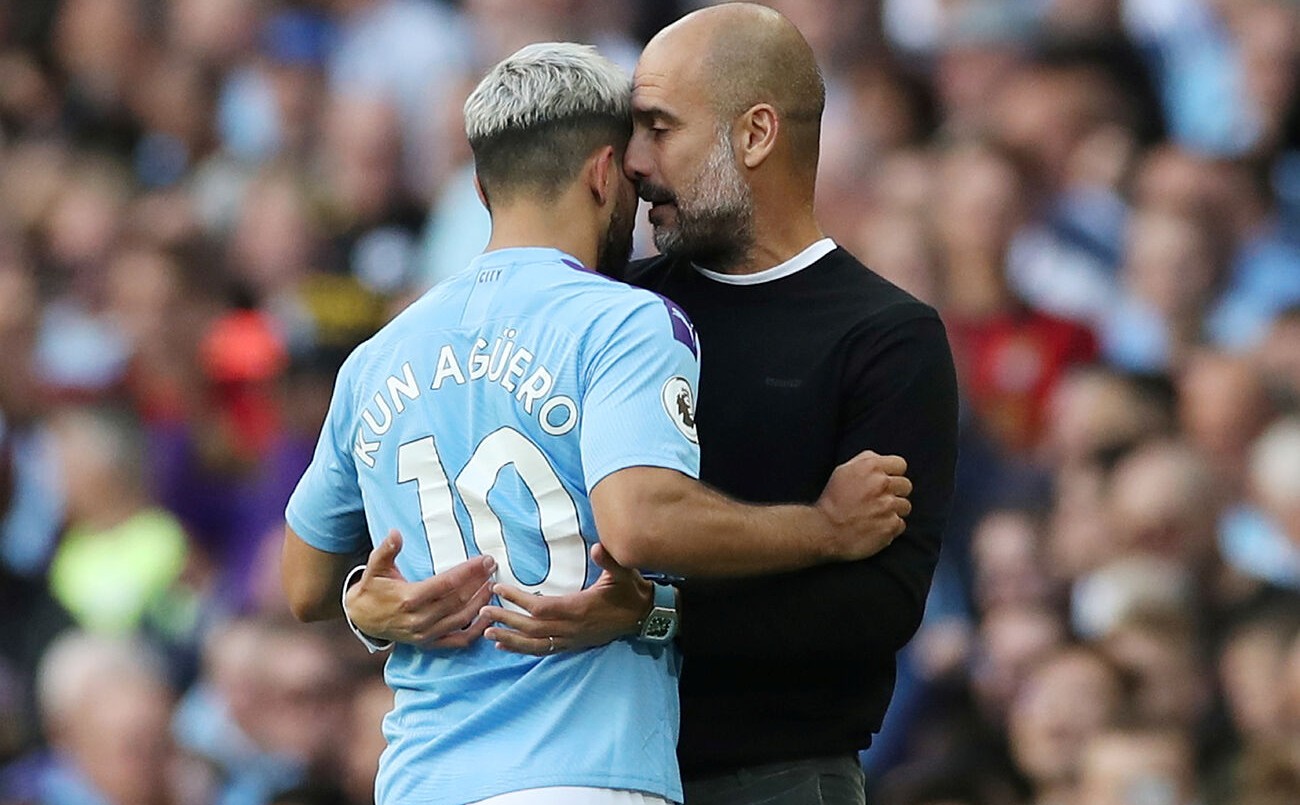 En la previa de su salida, Guardiola opinó sobre el Kun: "Es un león en la jungla" | Deportes