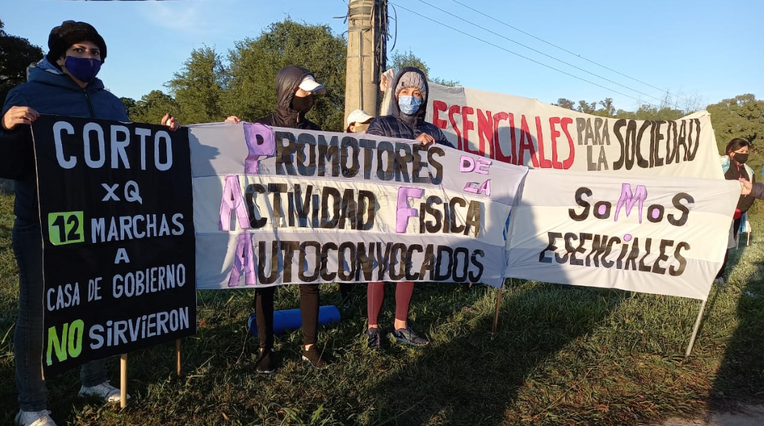 Los propietarios de gimnasios levantaron el corte en la zona del Puente Carretero | Noticias