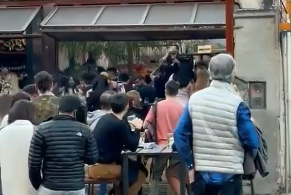 VIDEOS: locura, descontrol y desprecio por la vida en un show de Damián Córdoba | Espectaculos