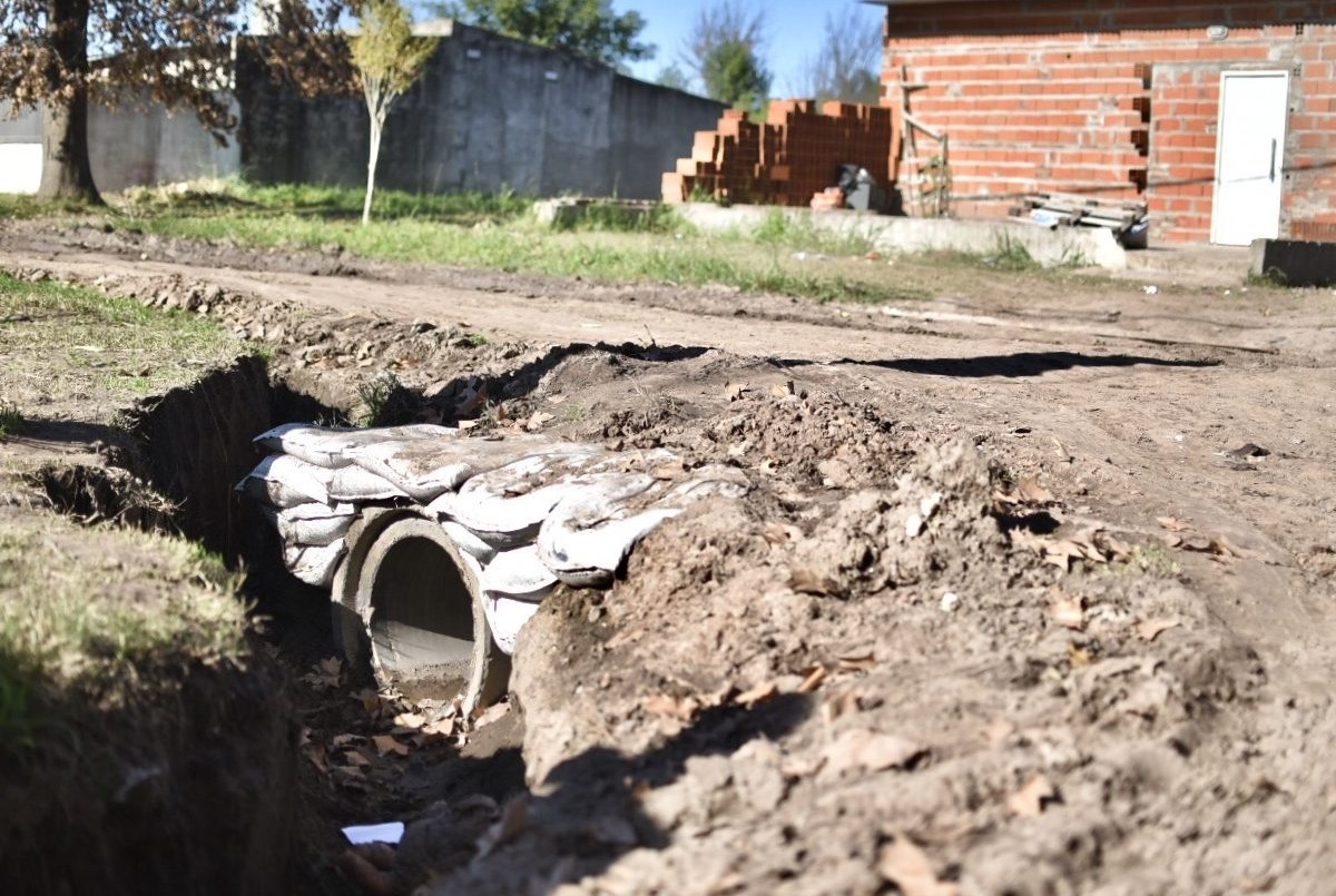 Culminaron los trabajos hídricos en Cabaña Leiva y prosiguen los de Sabalito | Información General