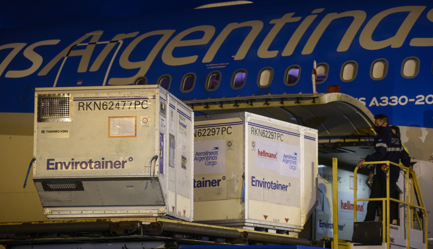 Llegaron otras 464.000 vacunas y se completa la entrega de Sinopharm | Nacionales