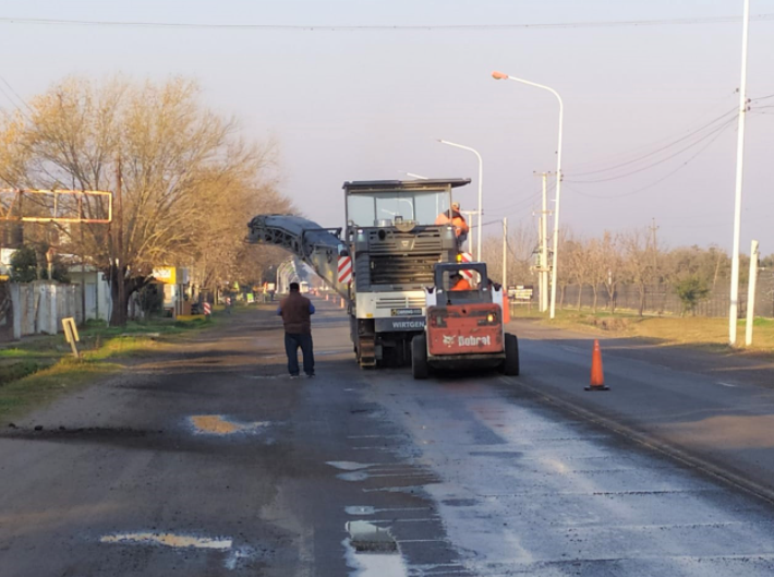 Vialidad Nacional realiza trabajos en la Ruta Nacional 11 a la altura de Sauce Viejo | Información General