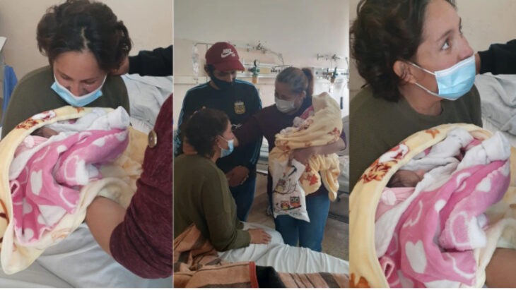 Estuvo en coma por coronavirus y conoció a su beba prematura 28 días después de dar a luz | Nacionales