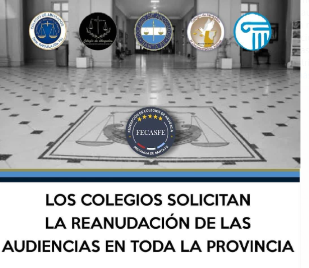 Los Colegios de Abogados piden a la Corte el retorno a las audiencias presenciales | Judiciales
