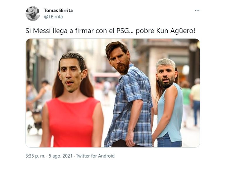 Las cataratas de memes del Kun Agüero tras la salida de Messi del Barcelona | Deportes