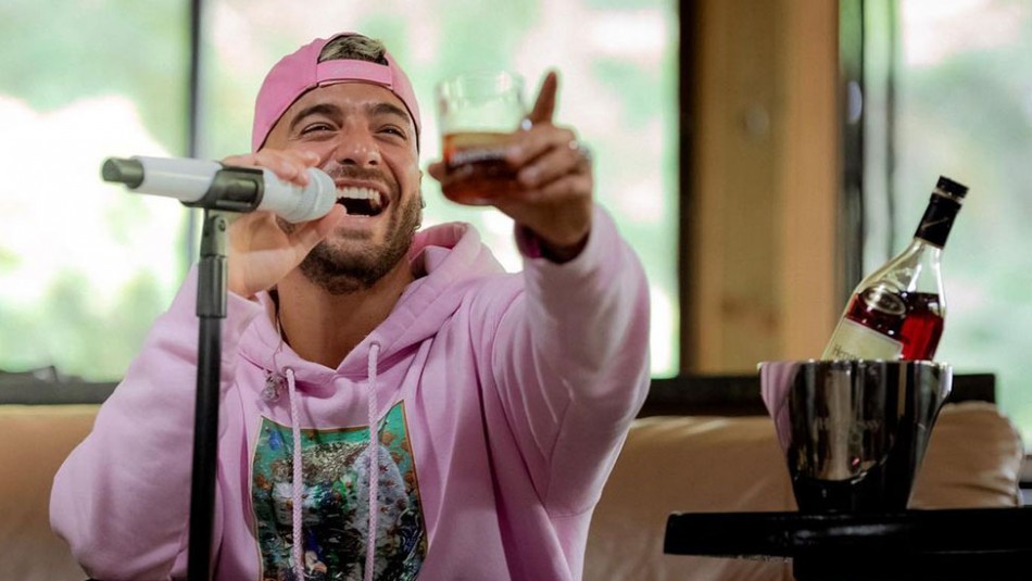 La caída de Maluma que se volvió viral al instante: "Sólo se salvó la cerveza" | Espectaculos