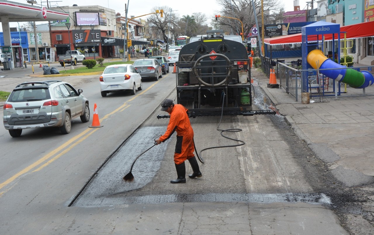 Atención Santo Tomé: las obras de bacheo en la 7 de Marzo se harán por la siesta | Información General