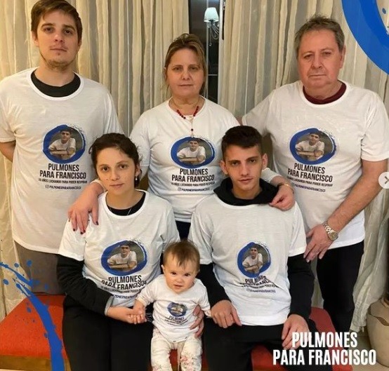 Pulmones para Francisco: tiene 19 años, necesita un trasplante urgente y piden su traslado a Favaloro | Juntos y solidarios
