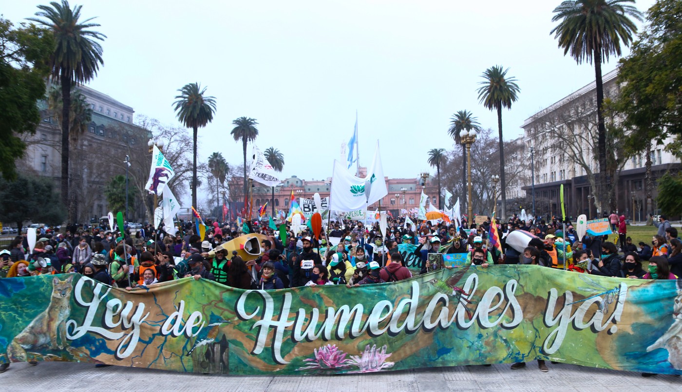 La Gran Marcha por los Humedales llegó a Capital Federal | Noticias