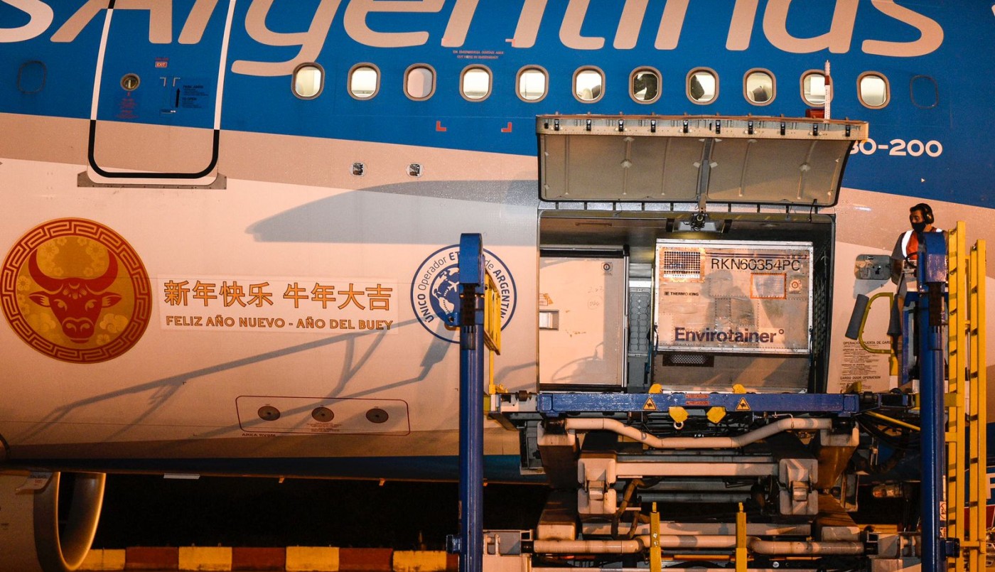 Llegaron otras 804.800 dosis de la vacuna Sinopharm | Noticias