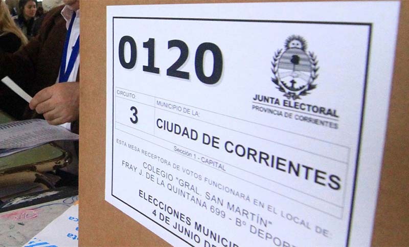 Elecciones 2021: Corrientes elige gobernador, legisladores, intendentes y concejales | Legislativas