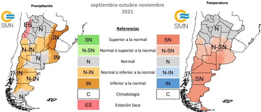 Primavera seca: se pronostican lluvias “inferiores a las normales” en Santa Fe | Información General