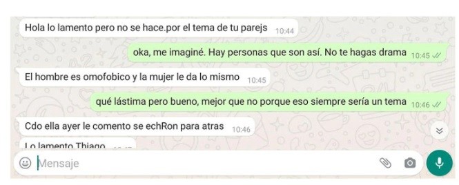 Denuncia: no le quisieron alquilar un departamento porque su pareja es trans | Igualdad y Género