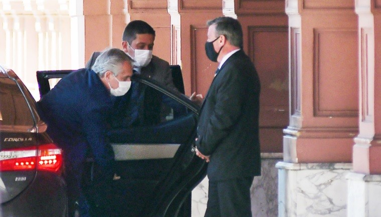 Fernández llegó a la Casa Rosada: expectativa por anuncio de cambios en el Gabinete | Nacionales