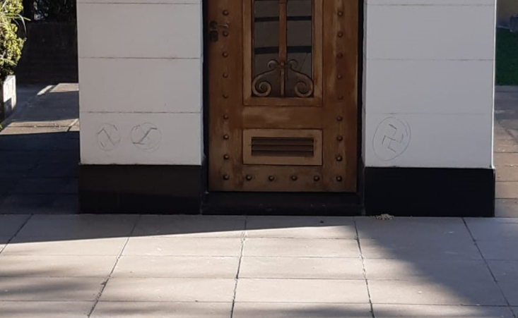 Pintaron cruces esvásticas en el Cementerio Israelíta | Noticias