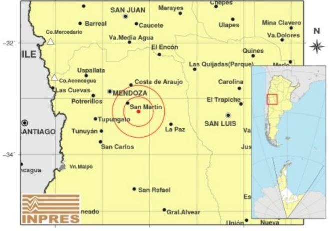Mendoza: un fuerte terremoto de 5,2 grados en la escala Richter sacudió la provincia | Nacionales