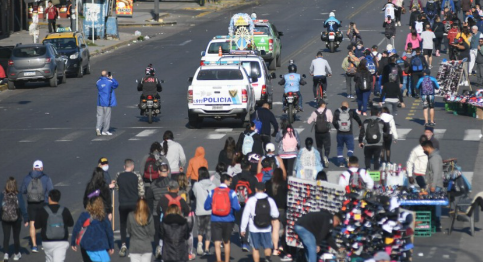 Volvió la Peregrinación a Luján: barbijo, distanciamiento y sin el recorrido completo | Nacionales