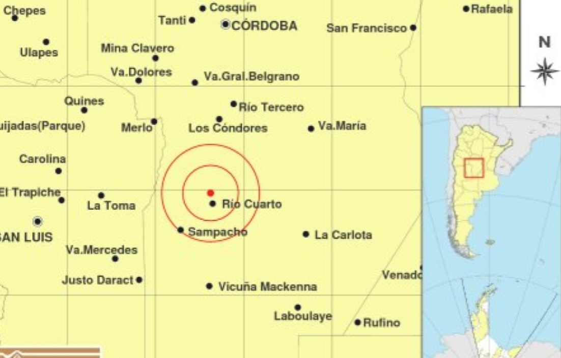 Un sismo de 3,1 grados hizo temblar al centro de Córdoba | Nacionales