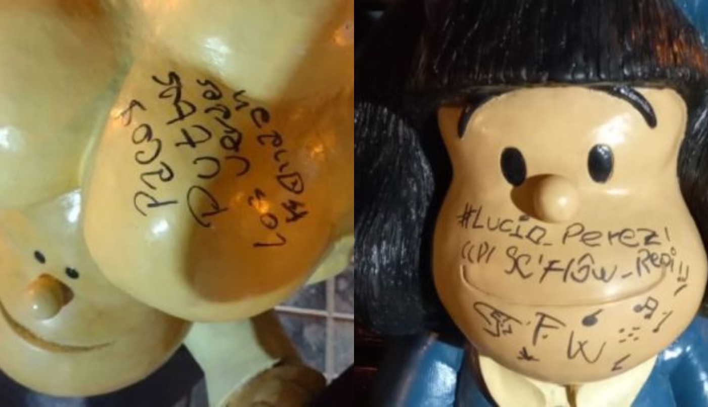 Deberá pagar $12.000 por vandalizar esculturas de Mafalda y Susanita | Nacionales