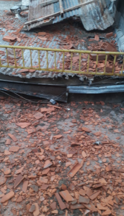 Así quedó la casa de Boulevard luego de la voladura de una pared lindante | Noticias