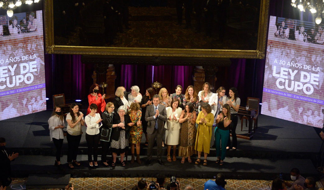 30 años del cupo femenino: la Cámara de Diputados homenajeó a las protagonistas del hito histórico | Legislativas