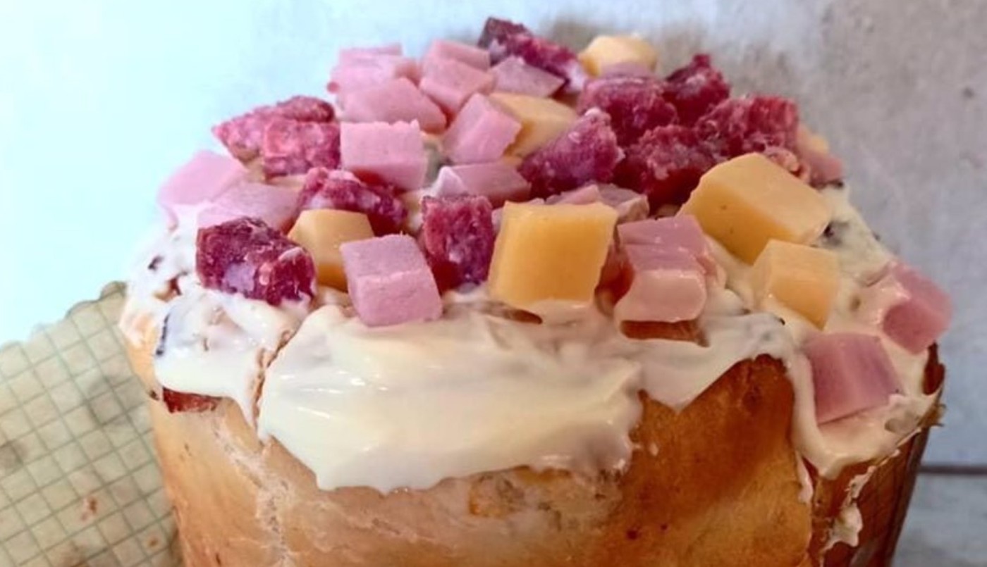 El "pan dulce salado" de queso, jamón y salame que se viralizó en las redes sociales | Redes
