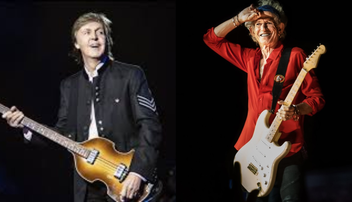 Subastan en Los Ángeles la guitarra de Keith Richards y el bajo de Paul McCartney | Espectaculos