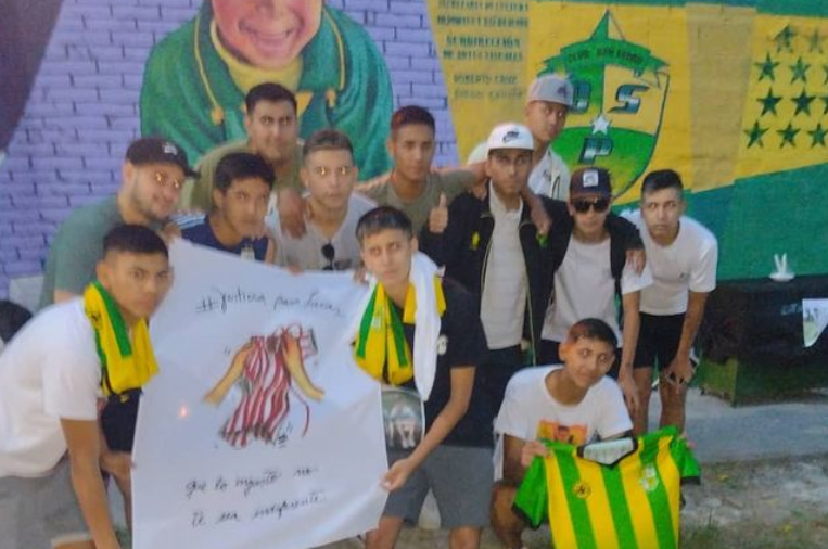Pintaron un mural de Lucas González en el club donde aprendió a jugar al fútbol | Nacionales