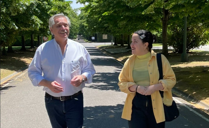 El Presidente recibió a Ofelia Fernández y se solidarizó tras el "ataque" de militantes libertarios | Legislativas