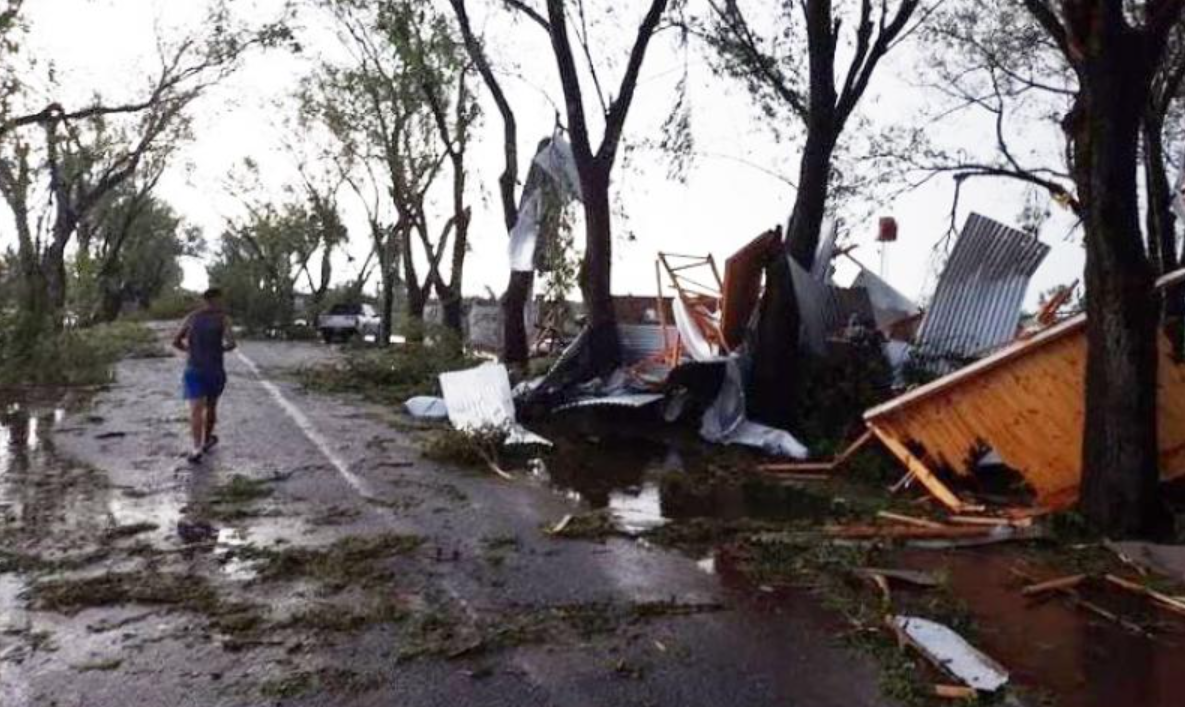 Un fuerte temporal causó graves daños y destrozos en San Jorge | Noticias