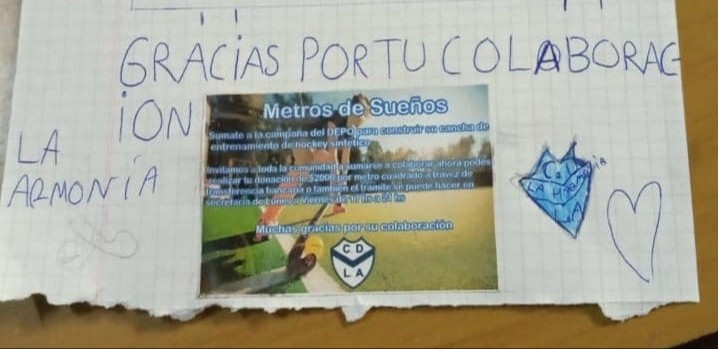 “Metros cuadrados para mi Depo querido”: la tierna carta a Papá Noel de una pequeña jugadora de hockey | Deportes