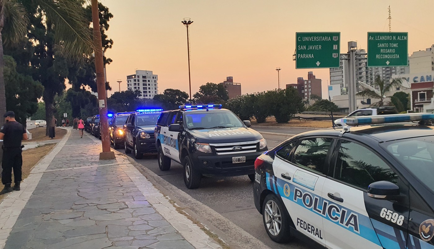 Se realizó un nuevo operativo policial en la costanera santafesina | Noticias