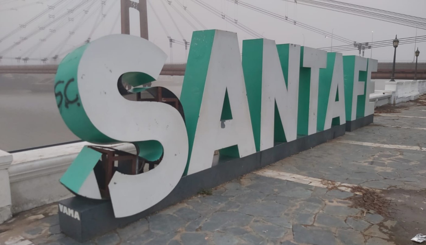 Lamentable: vandalizaron una de las letras de la ciudad de Santa Fe | Policiales