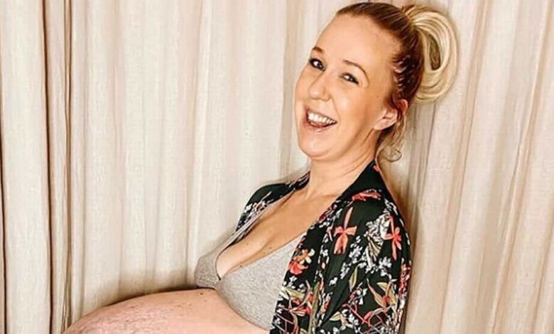 La madre que se volvió viral por mostrar su panza sin filtros antes de dar a luz a trillizos | Redes