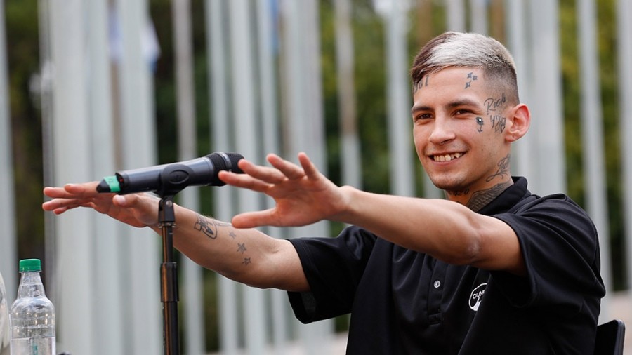 L-Gante: "Busco transmitir que está bueno tener un objetivo, seguir metas" | Espectaculos