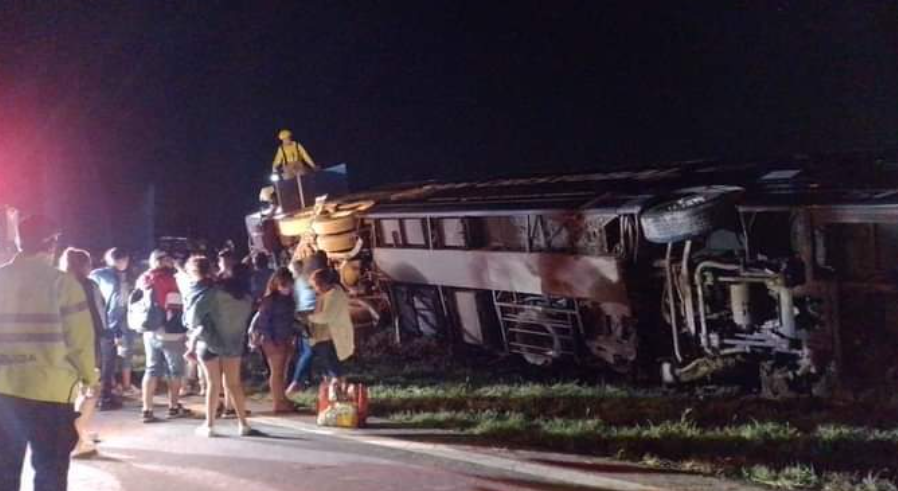 Volcó un micro en la ruta 34 y hay al menos cinco personas heridas | Noticias