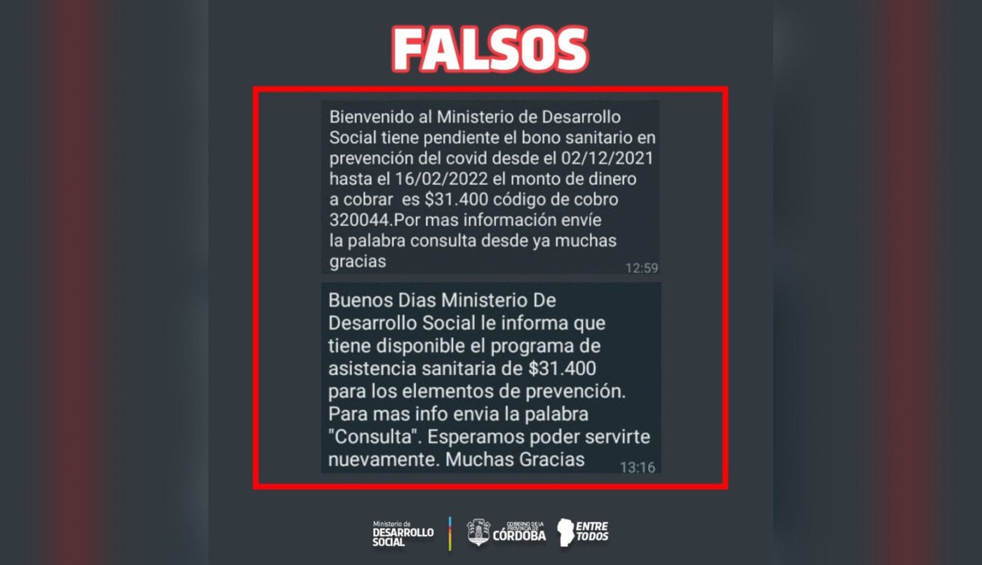 Desarrollo Social niega bono en el marco del Covid-19, y alerta por engaños virtuales | Redes